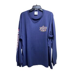 Vintage 1999 NFR National Finals Rodeo Las Vegas PRCA Long Sleeve Shirt XL USA